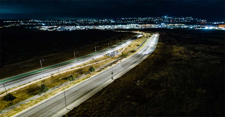 Mapa de gestión de alumbrado público
